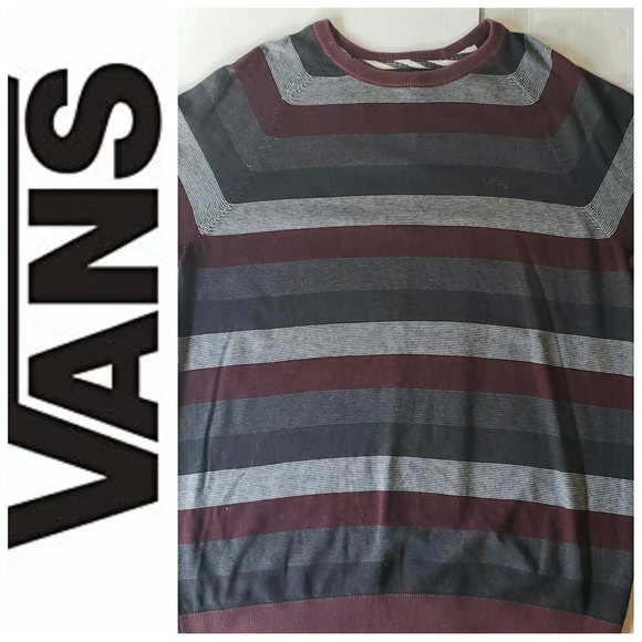 vans striped sweater